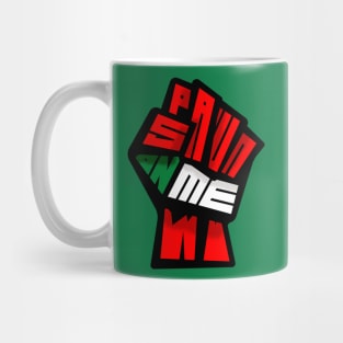 Spawn On Me Black Power Fist (Ghost Fruit Edition) Mug